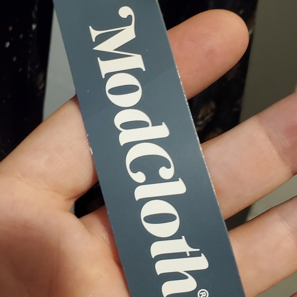 Summer Dress, Mod Cloth, Dress, Black with Floral Print, NWT - Picture 4 of 4